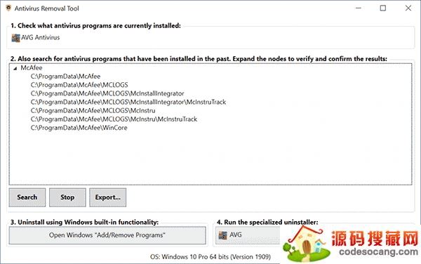 Antivirus Removal Tool