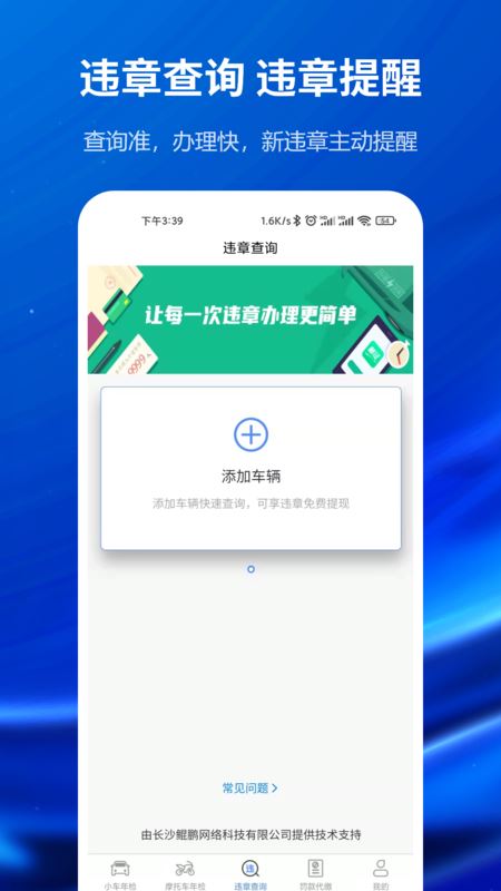 车辆年检查询应用截图